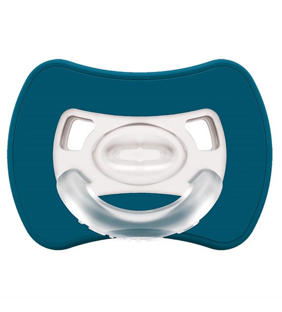 Sprytny smoczek ortodontyczny Glee 16m+ blue