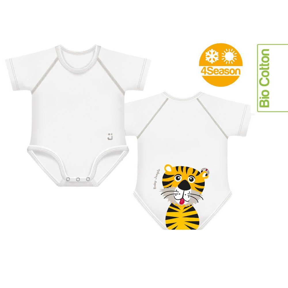 Body rosnące Bio Cotton 4Season 0-36m tiger