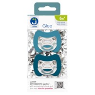 2-pack Sprytny smoczek ortodontyczny Glee 6m+ marine-blue