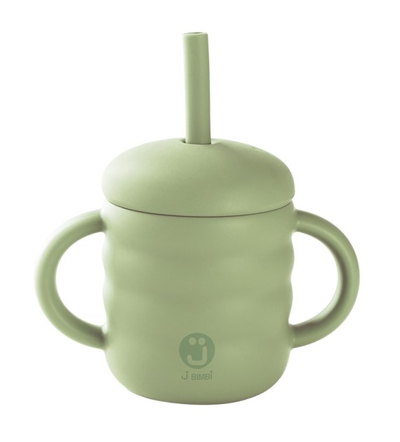 Kubek 100% silikonowy My home cup pistachio