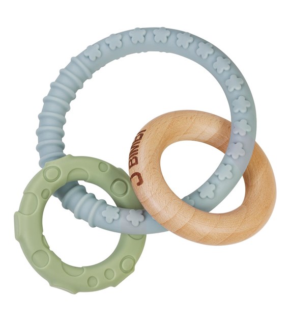 Teether Bite&Play charms gum massager 4m+ planet