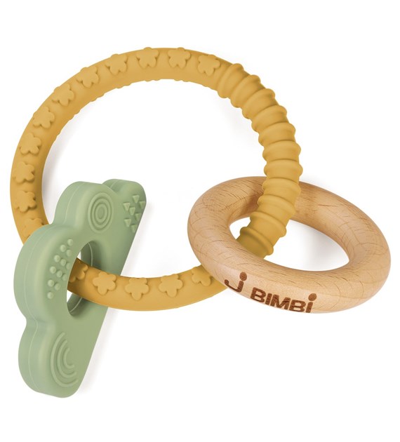 Gryzak Bite&Play charms gum massager 4m+ cloud