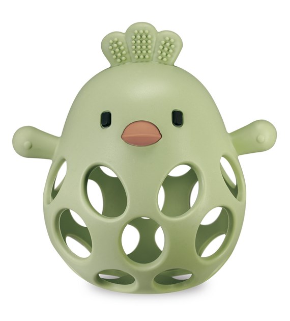 Teether Bite&Play chicken gum massager 6m+ pistachio