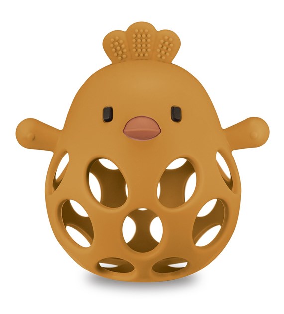 Gryzak Bite&Play chicken gum massager 6m+ mango