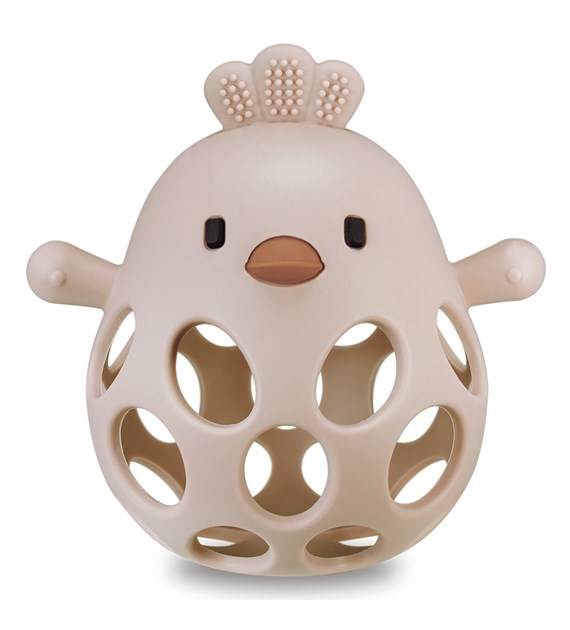 Gryzak Bite&Play chicken gum massager 6m+ choco white